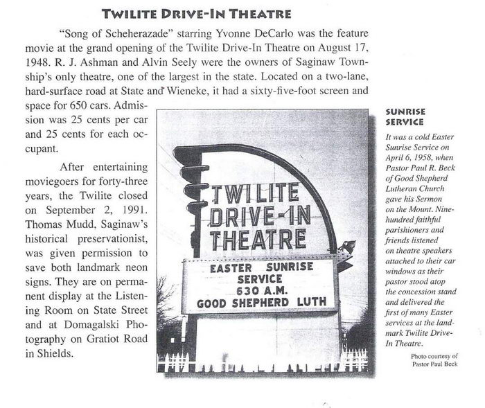Twilite Drive-In Theatre - Old Photo From Ron Gross (newer photo)